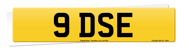 Registration number 9 DSE